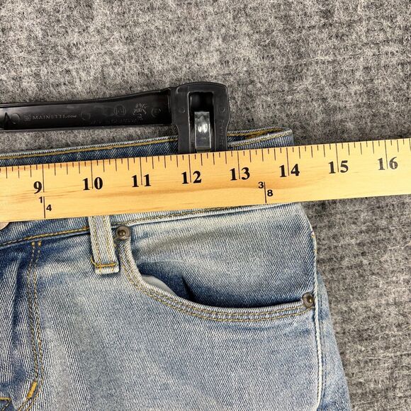 BDG Shorts Womens 26 Jeans Stretch Cut-Off USA Bottoms 3" Denim‎ Biker - Picture 5 of 9